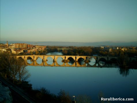 Panormica del Duero con el puente romnico. Zamora - Zamora, Zamora, Castilla y Len