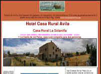 Casa Rural La Solanilla. San Esteban de los Patos, �vila