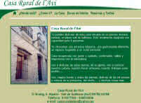 Casa Rural de L�Avi. Alpatr�, Alicante