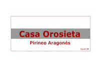 Casa Orosieta. Ara (Jaca), Huesca