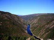 Caon do Sil desde o Mirador do Duque. Monforte de Lemos, Lugo