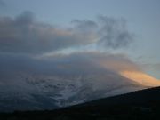 Al amanecer. La Serrota, Avila