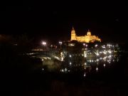 Vista nocturna de Salamanca