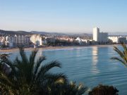 Playa de Peiscola (desde el castillo). Peiscola, Valencia