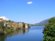 Embalse de San Martin visto desde el puente de la Cigarrosa. Petn, Ourense