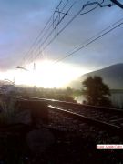 la primera luz del da sobre A Ra