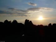 Puesta de sol en el Valle de los Faraones. Manzaneda