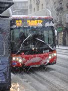 Nevando en Barcelona