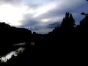 Anochecer sobre el Bernesga