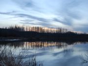 Atardecer en Herreros. Herreros, Soria