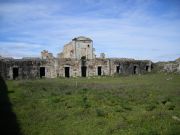 Real Fuerte de la Concepcin: Patio de armas. Aldea del Obispo, Salamanca
