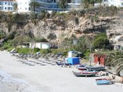 Una playa de Nerja. Nerja, M�laga