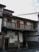 Balcones tpicos - La plaza. Villanueva de la Vera, Cceres