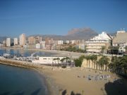 Playa del Poniente. Benidorm, Alicante