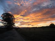 Atardecer. Arija, Burgos
