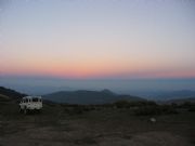 Atardecer en las cumbres de Gredos. El Tiemblo, vila