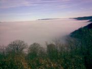 Niebla en el valle. Revelillas, Cantabria