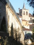 Puente de piedra y San Cipriano. Zamora