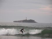 Surfeando. Somo, Cantabria