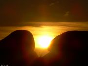 Puesta de sol en el Valle de los Faraones. Manzaneda