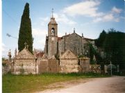 Cementerio en el Monasterio de Meln-Ourense