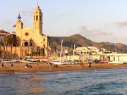 Iglesia de Sant Bartomeu. Sitges, Barcelona.