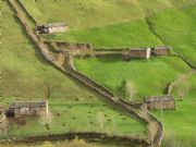 Cabaas pasiegas. Vega de Pas, Cantabria