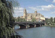 Salamanca, vista desde el otro lado del Ro Tormes