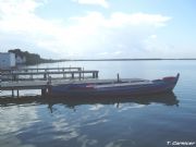 Embarcadero en lago Albufera