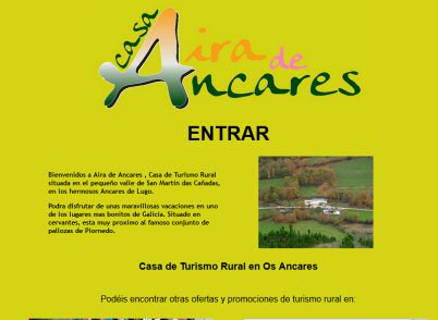 Casa rural Aira de Ancares. Cervantes, Lugo