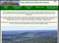 Casas rurales en la Sierra de Aracena. Huelva