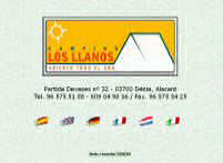 Camping Los Llanos. Dnia, Alicante