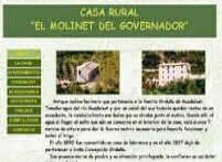 Casa Rural El Molinet del Governador. Guadalest, Alicante
