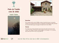 Casa de Aldea Pisn de Fondn. Villands, Asturias