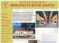 Molino Fuente Santa. Aracena, Huelva
