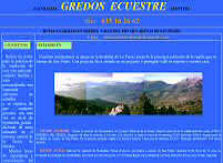 Gredos Ecuestre. Arenas de San Pedro, vila