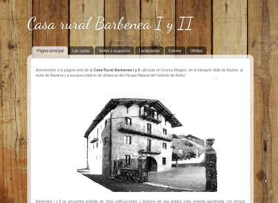 Casa rural Barbenea I y II. Oronoz, Navarra