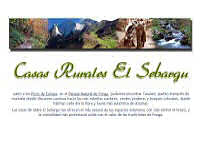 Casas Rurales El Sebargu. Taranes (Ponga), Asturias