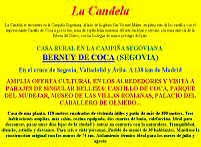 Casa rural La Candela. Bernuy de Coca, Segovia