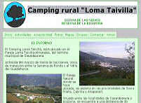Camping rural Loma Taivilla. Casarabonela, Mlaga