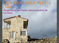 Casa Rural vila `Puerto Cha. Garganta de los Hornos, vila