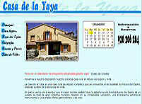 Casa rural La Casa de la Yaya. Hoyos del Espino, vila