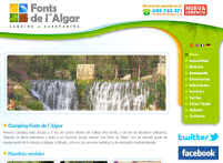 Camping Caravaning Fontsdelalgar. Callosa de Ensarri, Alicante