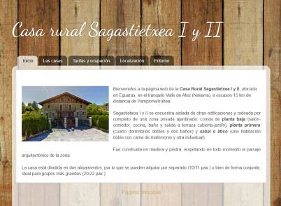 Casa Rural Sagastietxea I y II. Eguaras, Navarra