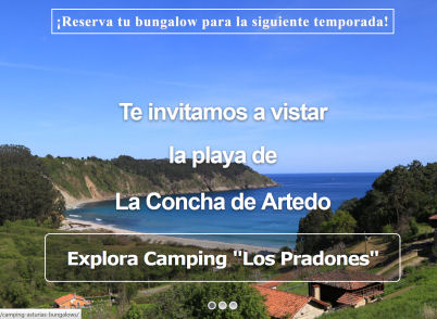 Camping Los Pradones. Cudillero, Asturias