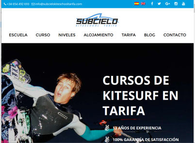 Subcielo Kiteschool. Tarifa, Cdiz