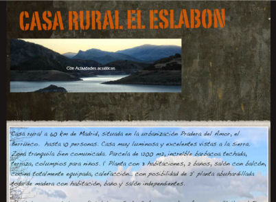 Casa Rural El Eslabon. El Berrueco, Madrid