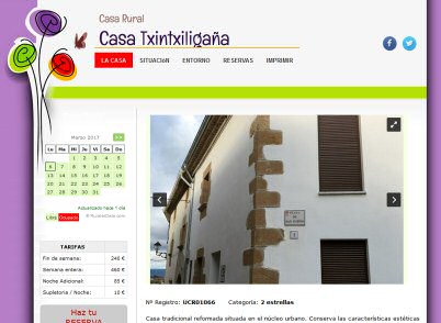 Casa Txintxiligaa. Igzquiza, Navarra